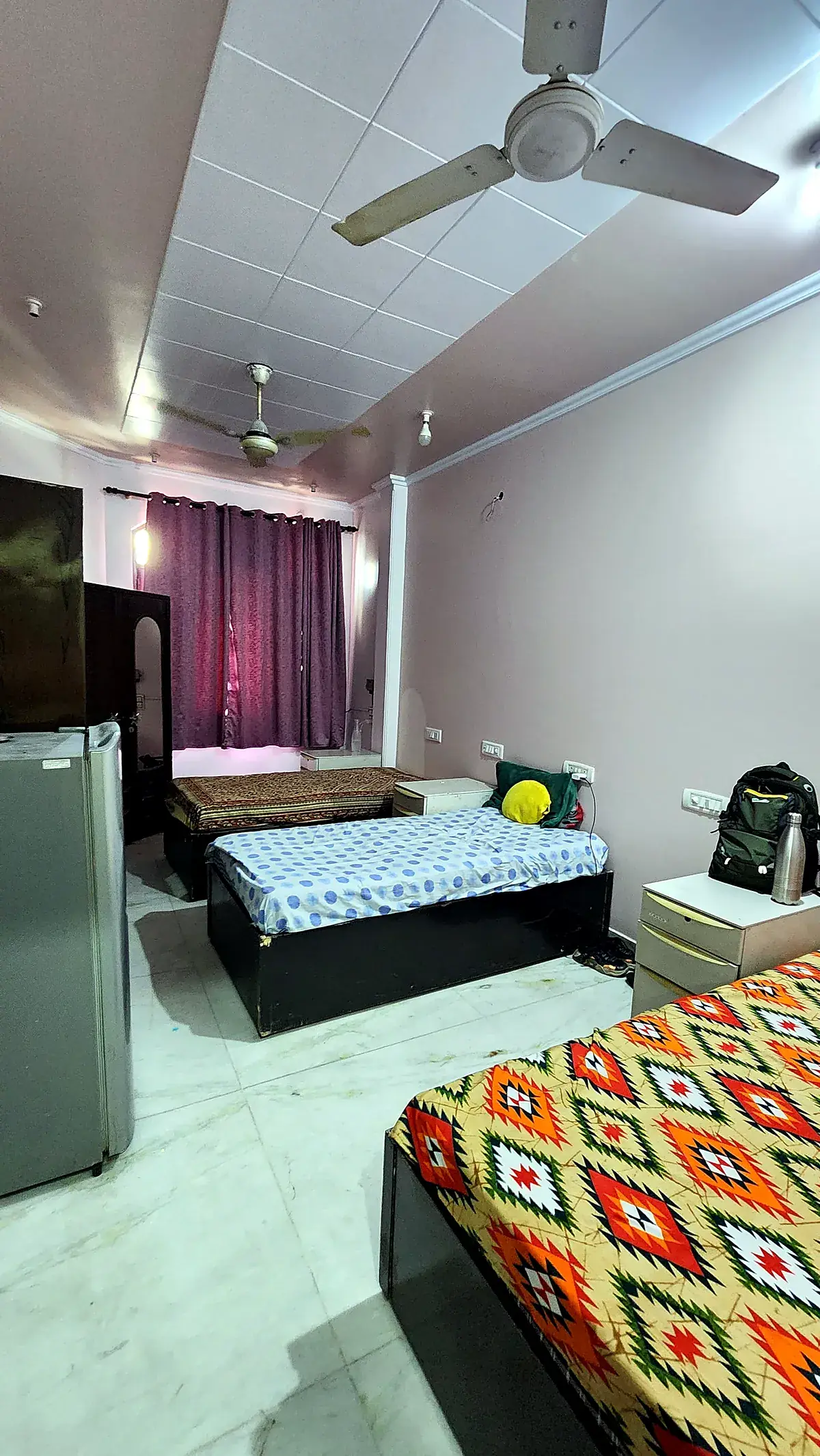 Shared room, another view at PG for Girls in Rohini